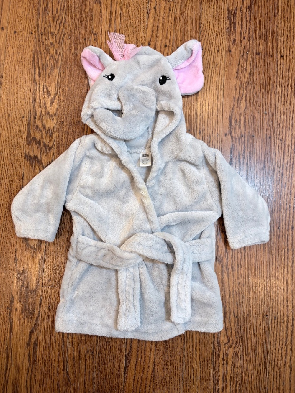 🐘💗 Hudson Baby Elephant Robe | 0–9 Months 💗🐘